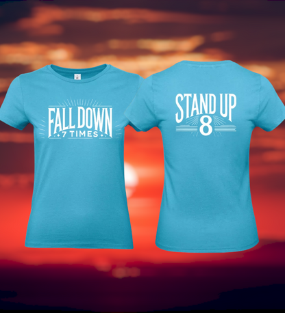 Rise Again Dames T-Shirt - Classic Edition (Witte & Zwarte logo's)