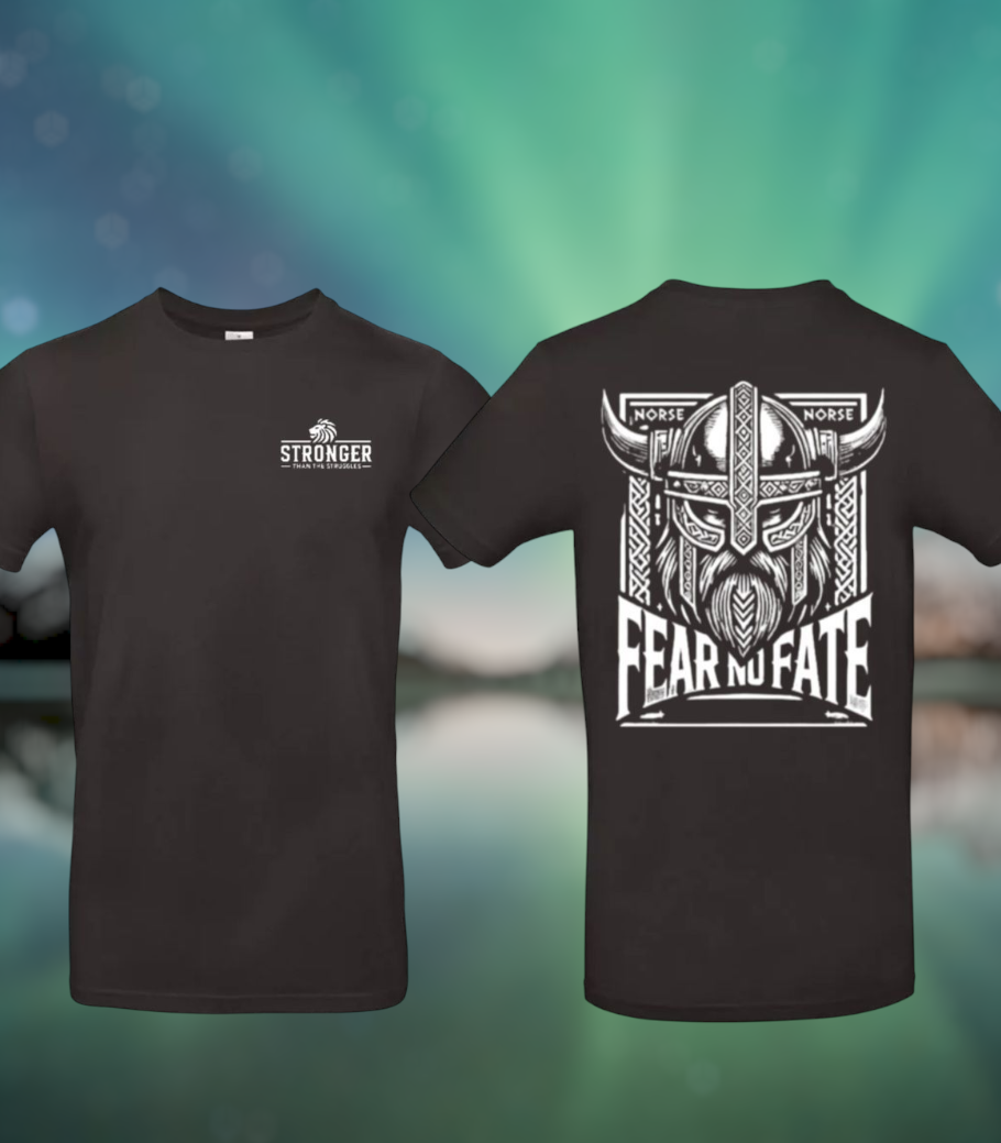 Fear No Fate Heren T-Shirt - Classic Edition (Witte & Zwarte logo's)