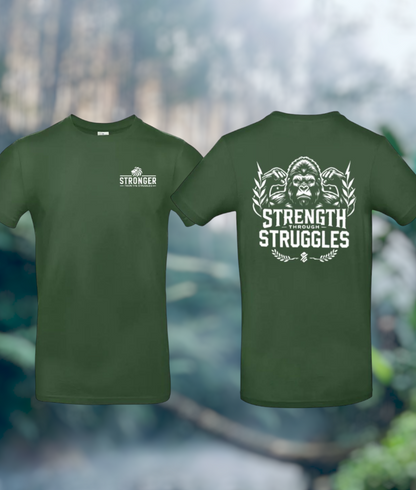 Strength Through Struggles Heren T-Shirt - Classic Edition (Witte logo's)
