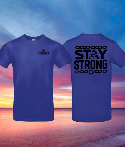 Stay Strong Heren T-Shirt - Classic Edition( Witte & Zwarte Logo's)
