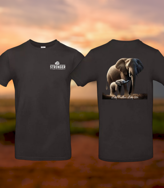 Like Father, Like Son Heren T-Shirt - Elephant Edition