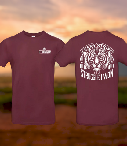 Earned Stripes Heren T-Shirt - Classic Edition (Witte logo's)