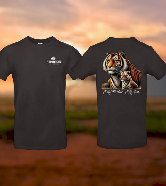 Like Father, Like Son Heren T-Shirt - Tiger Edition