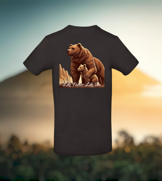 Like Father, Like Son Heren T-Shirt - Bear Edition
