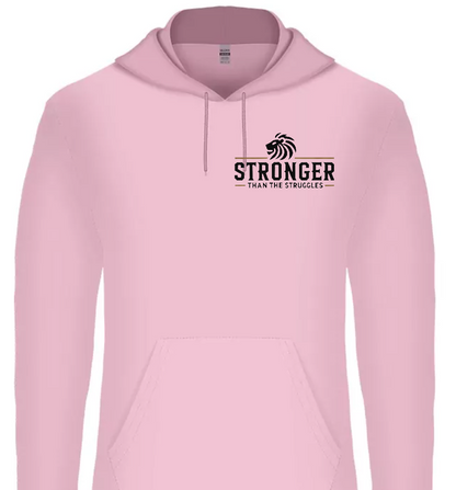 Stronger Than The Struggles Unisex  Hoodie - Original Edition (Wit/Brons & Zwart/Brons Logo)