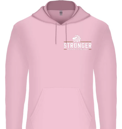 Stronger Than The Struggles Unisex  Hoodie - Original Edition (Wit/Brons & Zwart/Brons Logo)