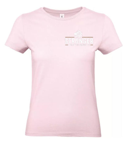 Stronger Than The Struggles Dames T-Shirt - Original Edition (Zwart/Bronze & Wit/Bronze Logo)