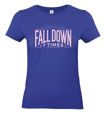 Rise Again Dames T-Shirt – Power Edition (Roségouden & Roze Logo's)