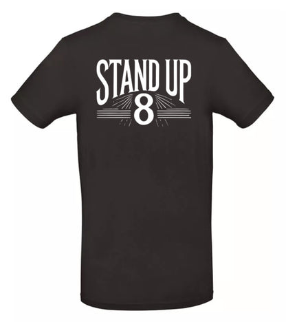 Rise Again Heren T-Shirt – Classic Edition ( Witte & Zwarte Logo's)