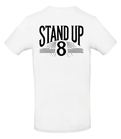 Rise Again Heren T-Shirt – Classic Edition ( Witte & Zwarte Logo's)