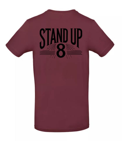 Rise Again Heren T-Shirt – Classic Edition ( Witte & Zwarte Logo's)