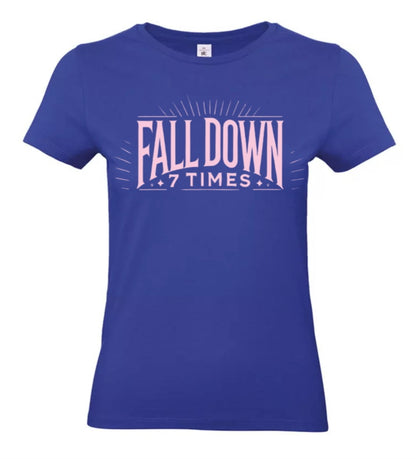 Rise Again Dames T-Shirt – Power Edition (Roségouden & Roze Logo's)