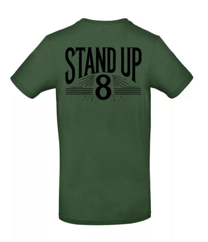 Rise Again Heren T-Shirt – Classic Edition ( Witte & Zwarte Logo's)