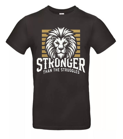 Stronger Heren T-Shirt - Lionheart Strength