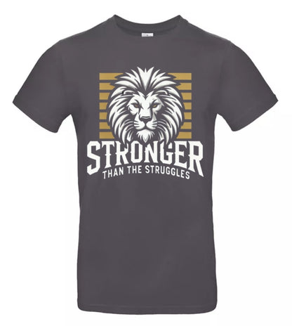 Stronger Heren T-Shirt - Lionheart Strength