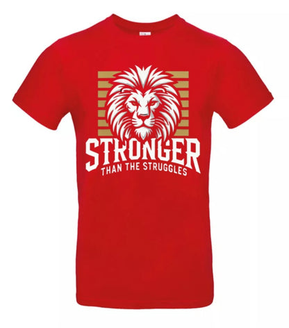 Stronger Heren T-Shirt - Lionheart Strength