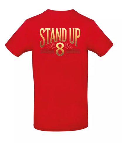 Rise Again Heren T-Shirt - Power Edition (Gouden logo's)