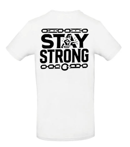 Stay Strong Heren T-Shirt - Classic Edition( Witte & Zwarte Logo's)