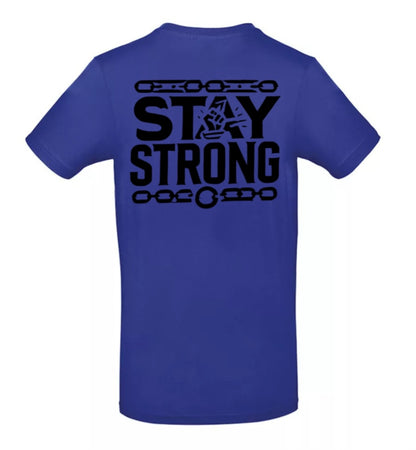 Stay Strong Heren T-Shirt - Classic Edition( Witte & Zwarte Logo's)