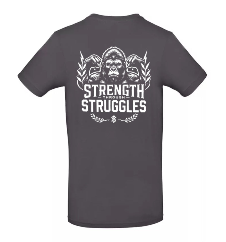 Strength Through Struggles Heren T-Shirt - Classic Edition (Witte logo's)