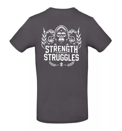 Strength Through Struggles Heren T-Shirt - Classic Edition (Witte logo's)