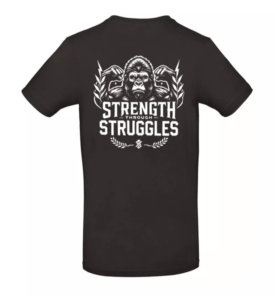 Strength Through Struggles Heren T-Shirt - Classic Edition (Witte logo's)