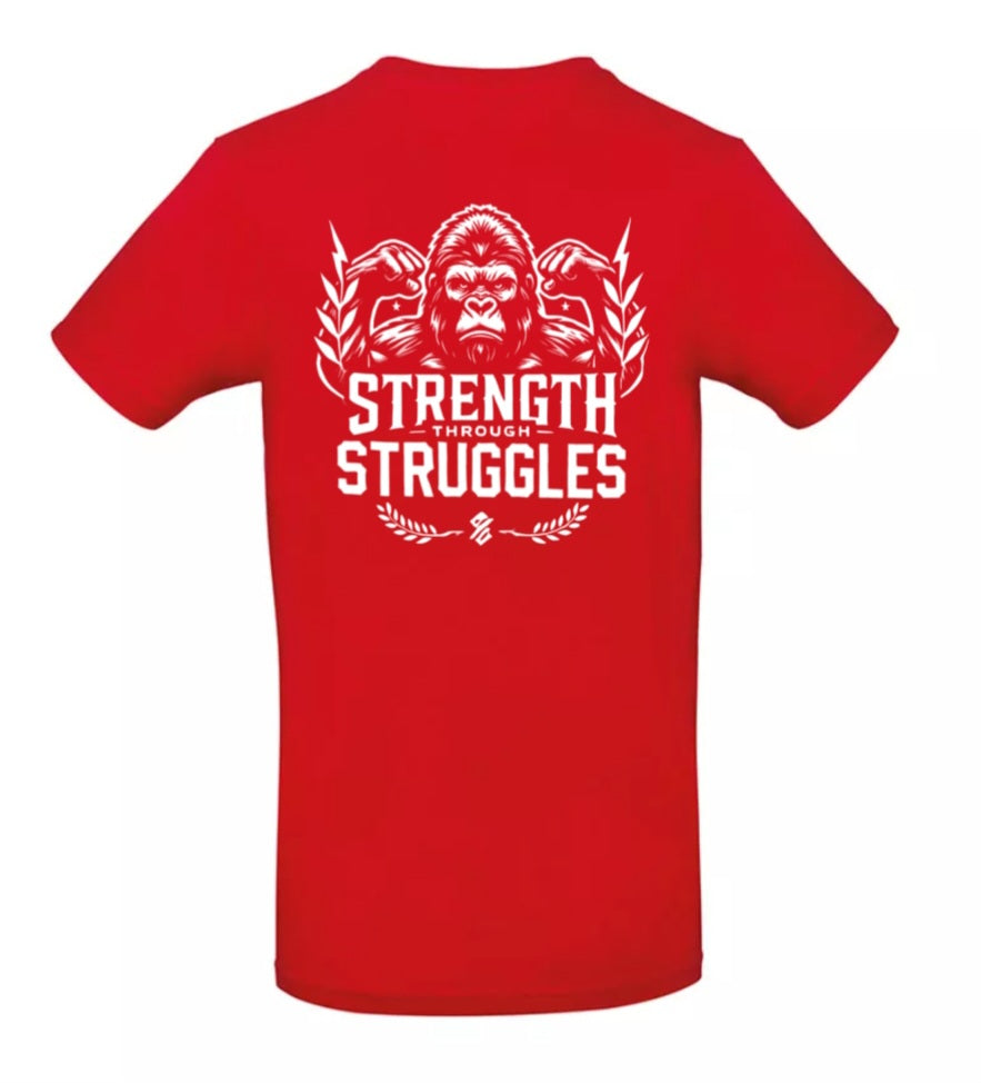 Strength Through Struggles Heren T-Shirt - Classic Edition (Witte logo's)