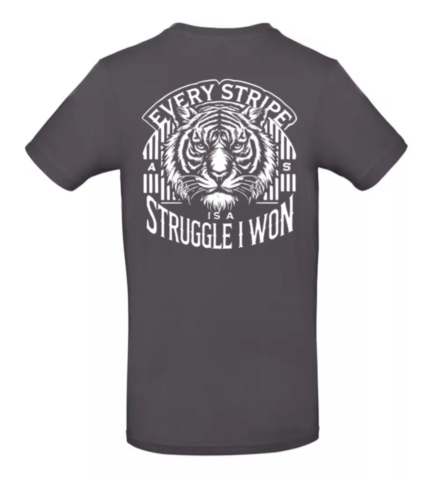 Earned Stripes Heren T-Shirt - Classic Edition (Witte logo's)