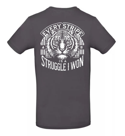 Earned Stripes Heren T-Shirt - Classic Edition (Witte logo's)