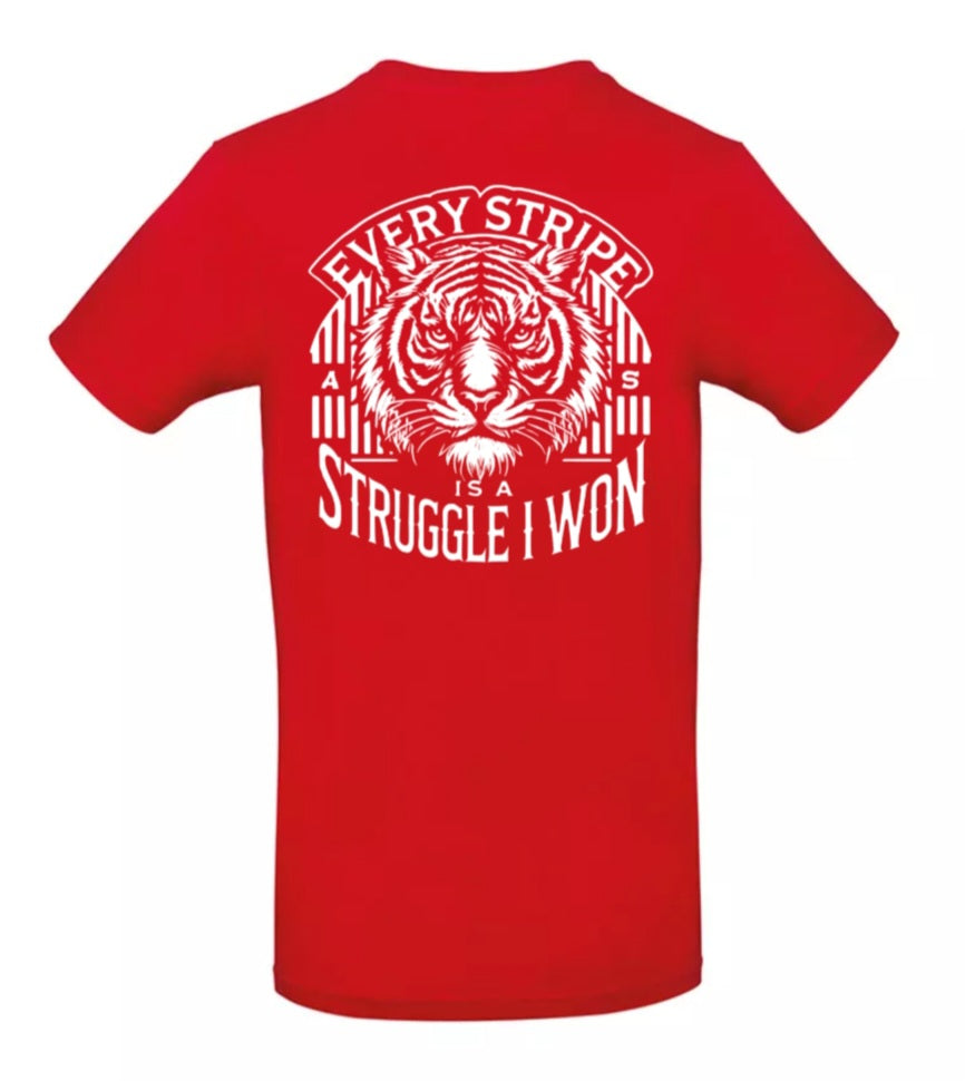 Earned Stripes Heren T-Shirt - Classic Edition (Witte logo's)