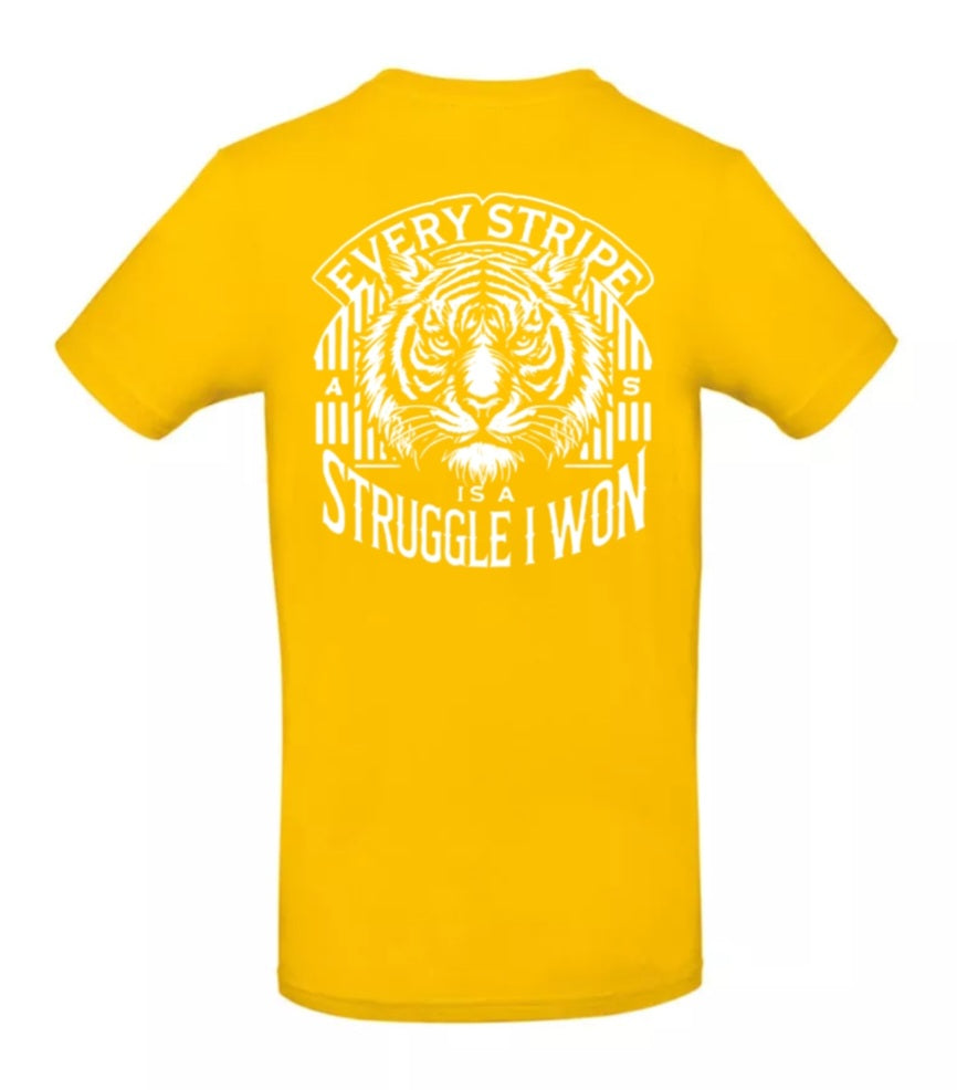 Earned Stripes Heren T-Shirt - Classic Edition (Witte logo's)