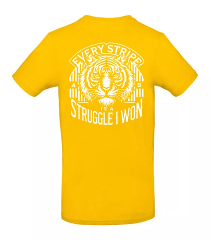 Earned Stripes Heren T-Shirt - Classic Edition (Witte logo's)