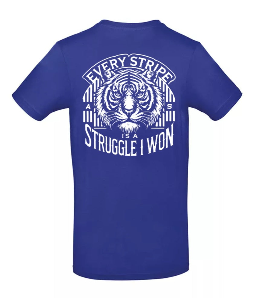 Earned Stripes Heren T-Shirt - Classic Edition (Witte logo's)