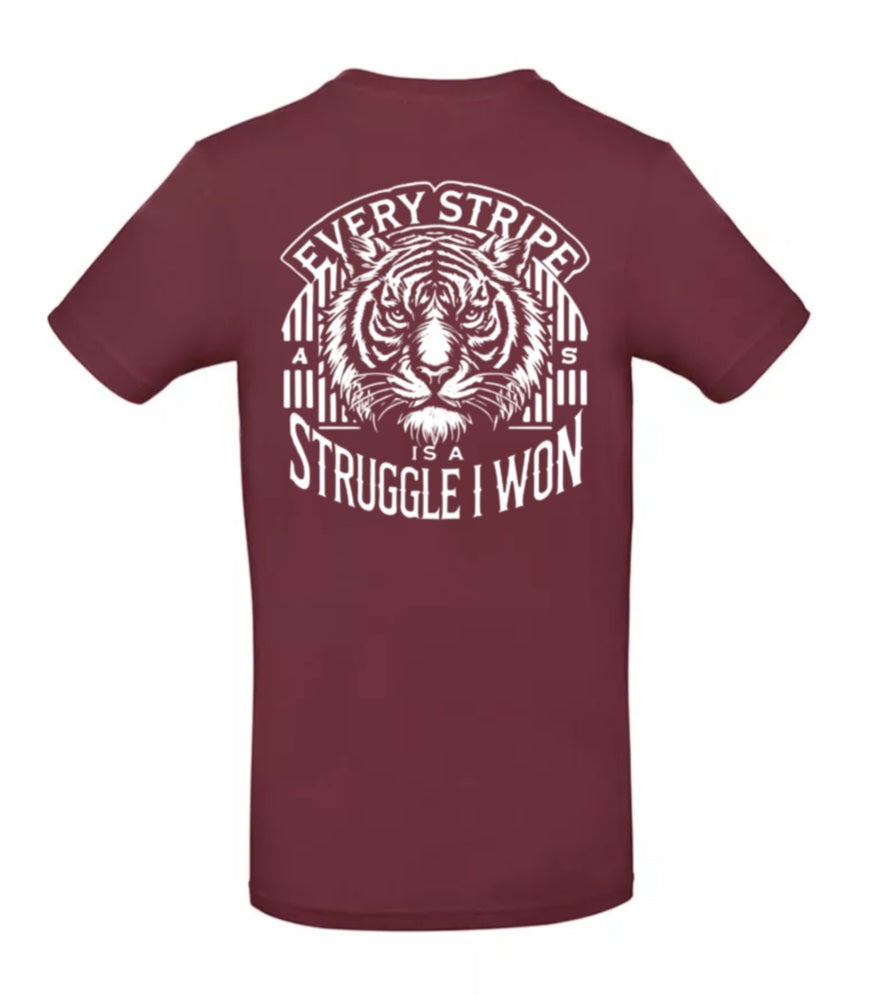 Earned Stripes Heren T-Shirt - Classic Edition (Witte logo's)