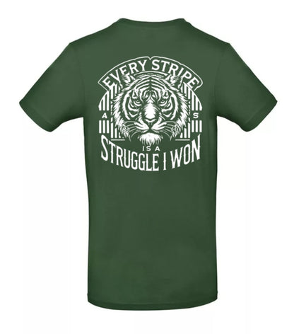 Earned Stripes Heren T-Shirt - Classic Edition (Witte logo's)