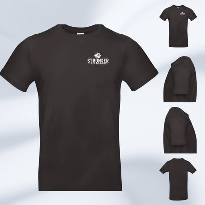 Stronger Than The Struggles Heren T-Shirt - Original Edition (Zwart/Bronze & Wit/Bronze Logo)