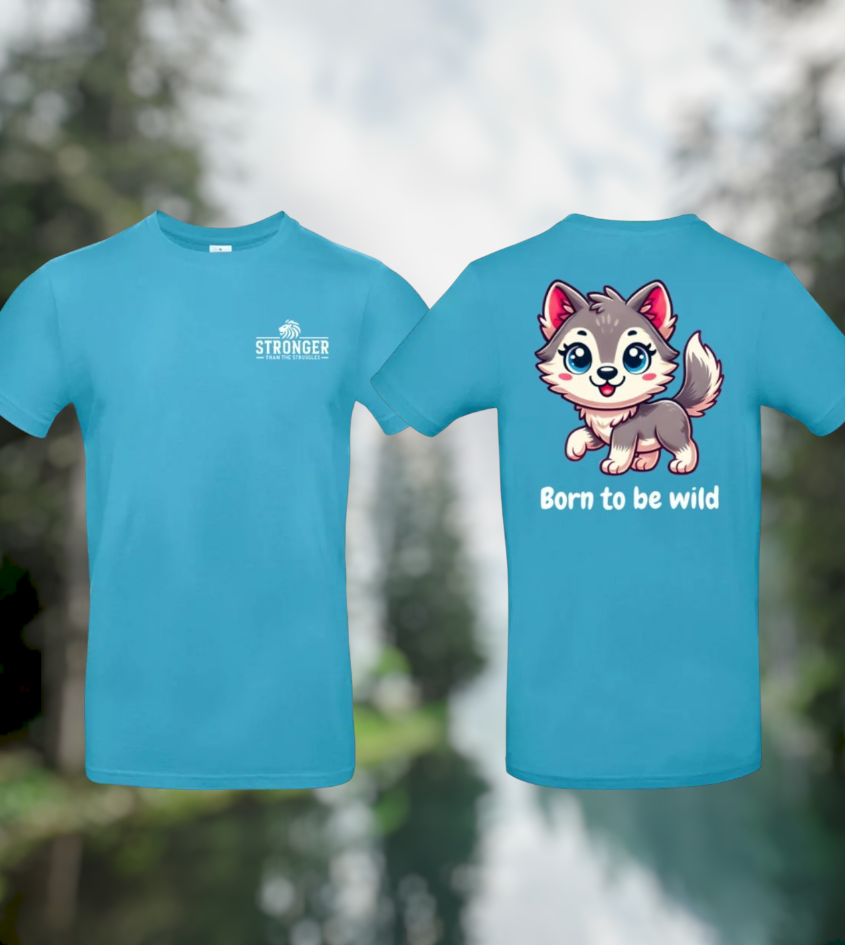 Born To Be Wild Meisjes T-Shirt – Animals Edition