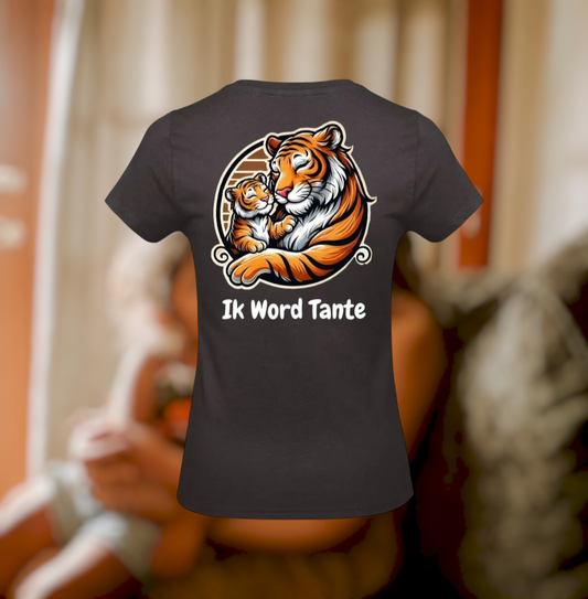 Ik Word Tante Dames T-Shirt - Animals Edition
