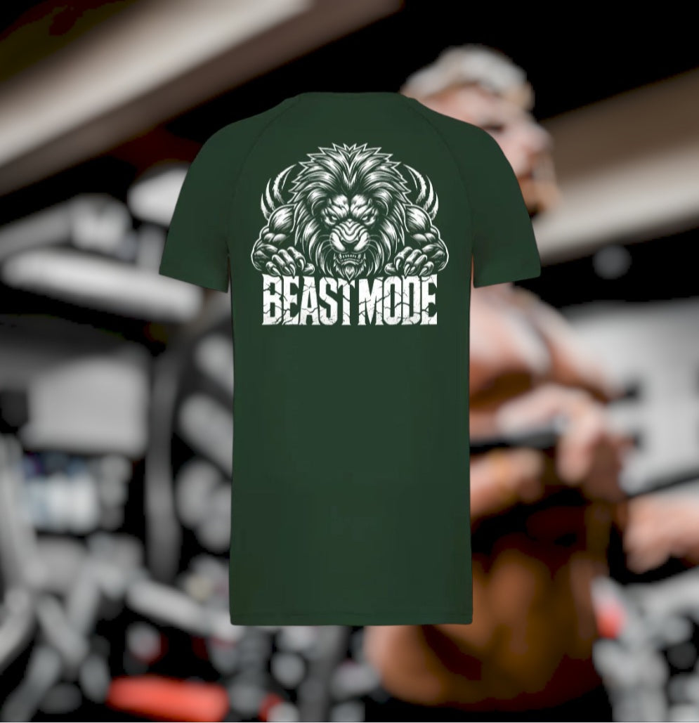 Beast Mode Heren Sport T-Shirt - Lion Edition