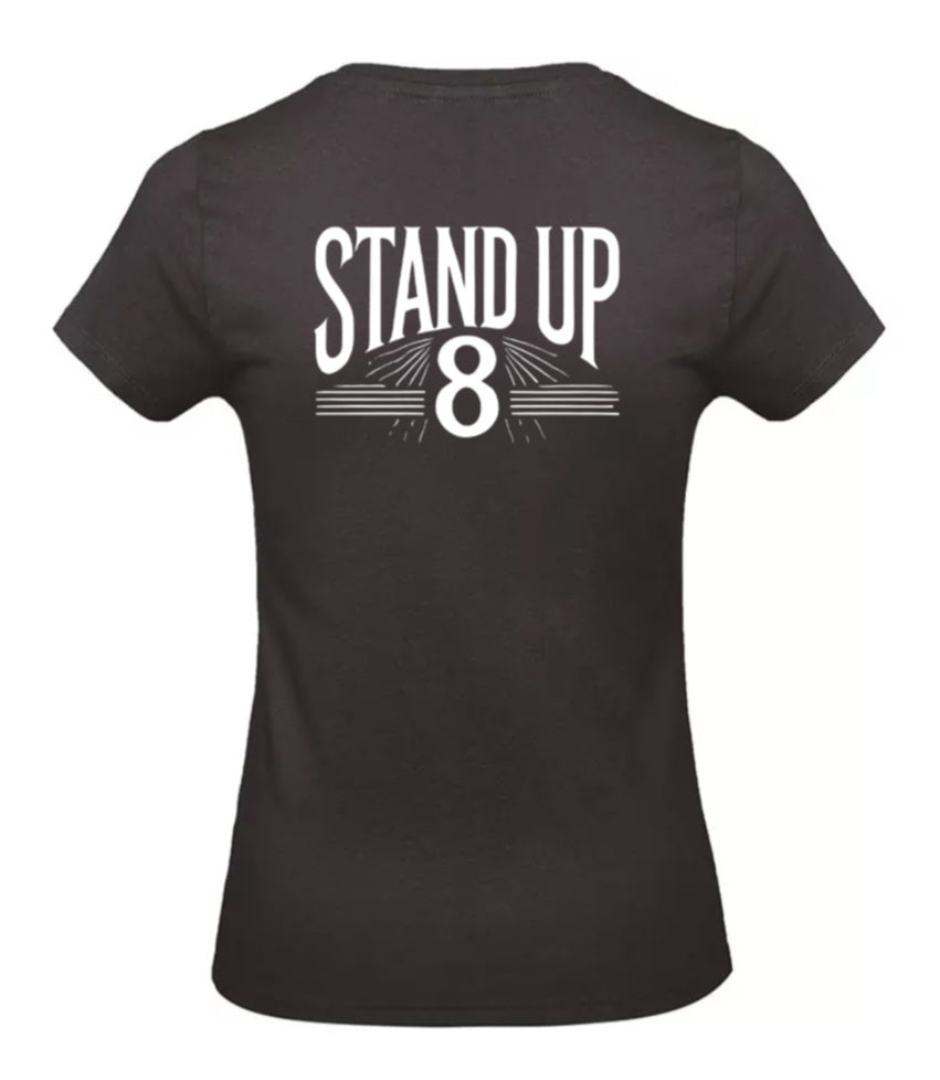 Rise Again Dames T-Shirt - Classic Edition (Witte & Zwarte logo's)