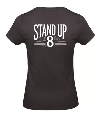 Rise Again Dames T-Shirt - Classic Edition (Witte & Zwarte logo's)