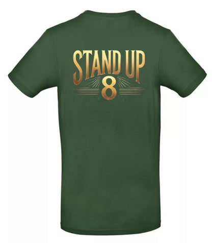 Rise Again Heren T-Shirt - Power Edition (Gouden logo's)