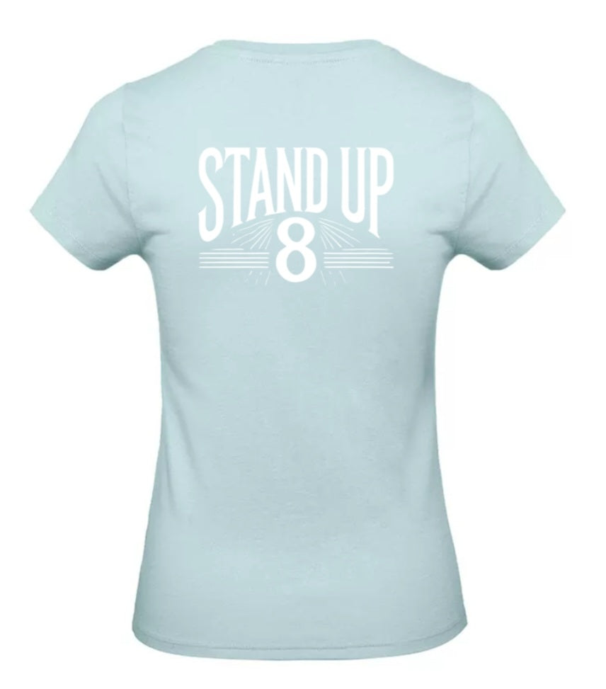 Rise Again Dames T-Shirt - Classic Edition (Witte & Zwarte logo's)