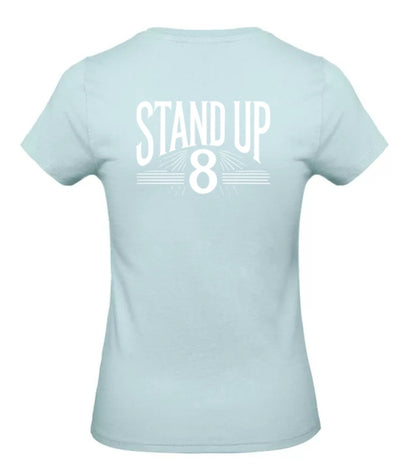 Rise Again Dames T-Shirt - Classic Edition (Witte & Zwarte logo's)