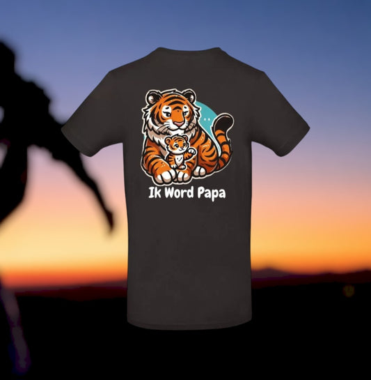 Ik Word Papa Heren T-Shirt - Animals Edition