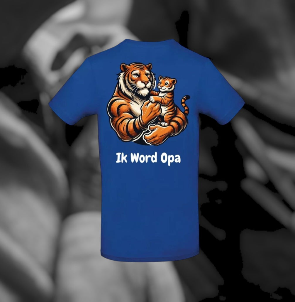 Ik Word Opa Heren T-Shirt - Animals Edition