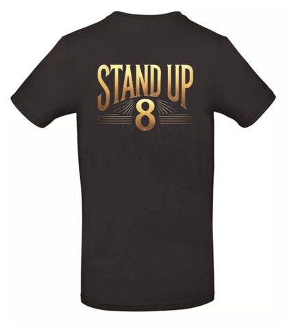Rise Again Heren T-Shirt - Power Edition (Gouden logo's)