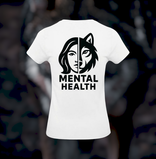 Mental Health Dames T-Shirt - Inner Wolf