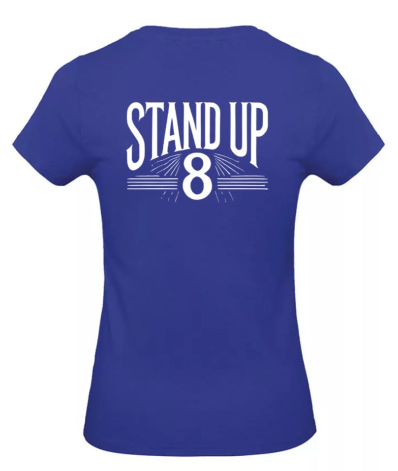 Rise Again Dames T-Shirt - Classic Edition (Witte & Zwarte logo's)