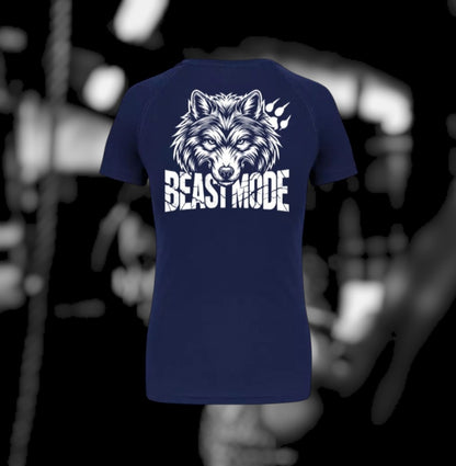 Beast Mode Dames Sport T-Shirt - Wolf Edition